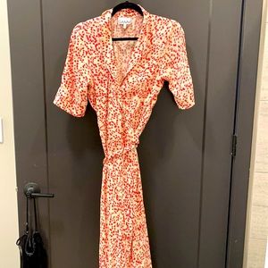 GANNI long wrap dress